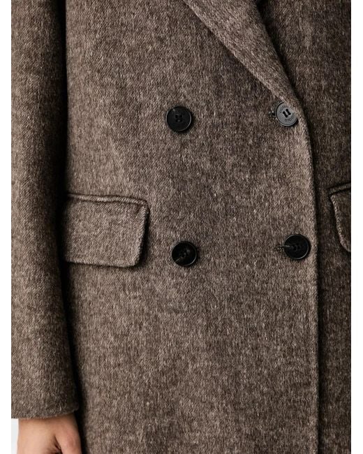 ViCOLO Brown Double-Breasted Blazer