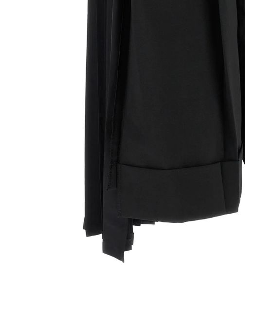 Junya Watanabe Black Pleated Trousers