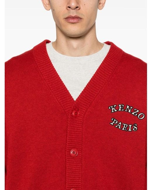 KENZO Red X Verdy Market Cardigan
