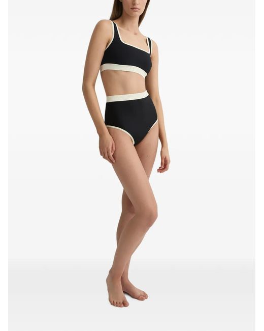Bondi Born Black Jayde High-Waist Bikini Bottoms