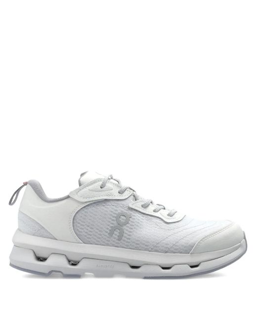 On Shoes White Logo-Print Sneakers