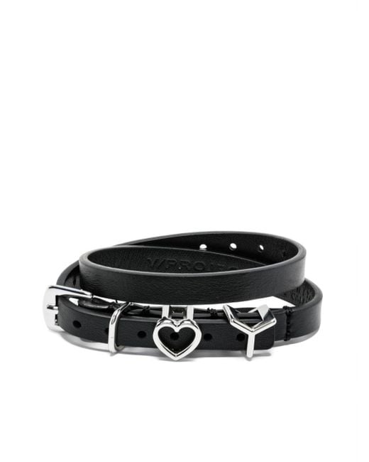 Y. Project Black Y Heart Belt Bracelet