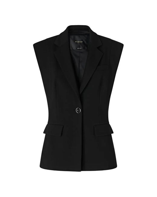 Chaleco Con Botones Pinko de color Black
