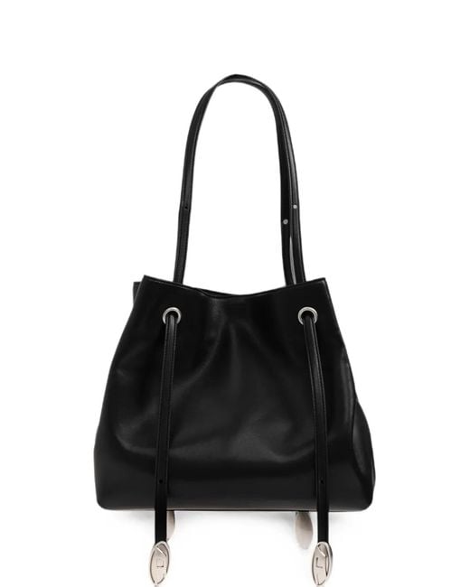 DIESEL Black D-Rop Tote Bag