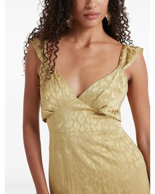 Temperley London Yellow Willow Midi Dress
