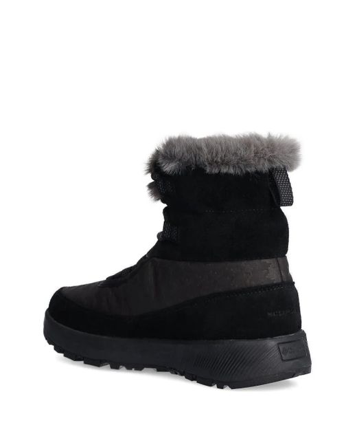 Columbia Black Slopeside Peak Luxe Quilted Boots