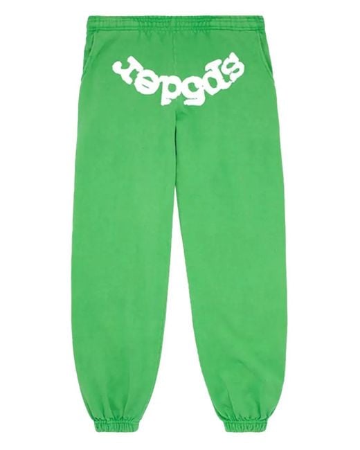 Pantalon De Jogging À Logo Toile D'Araignée Sp5der pour homme en coloris Green