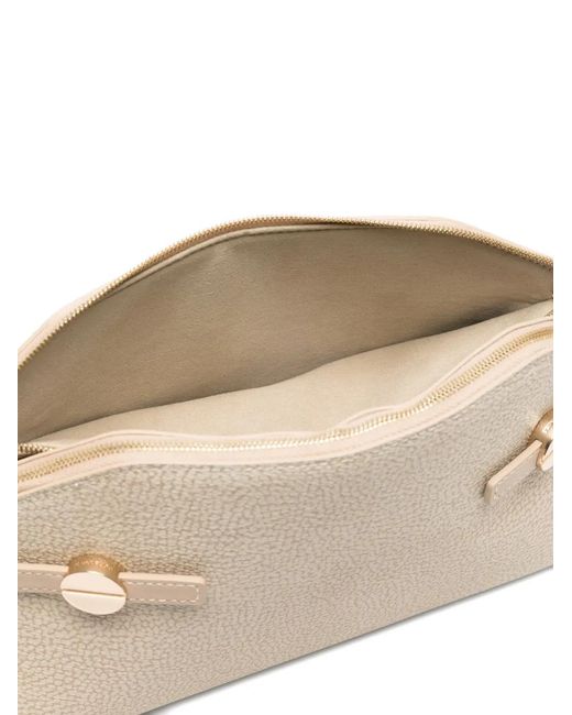 Borbonese Natural Tone-Hardware Cross-Body Bag