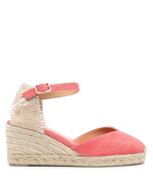 Castaner Pink 70Mm Chiarita Espadrilles