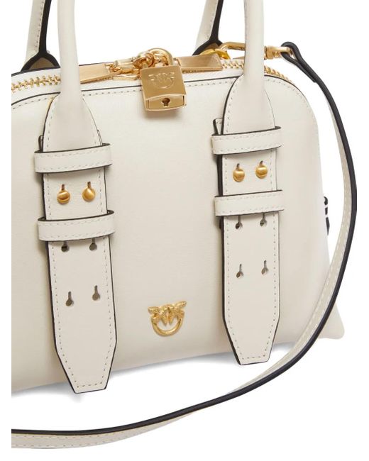 Pinko Natural Leather Tote Bag