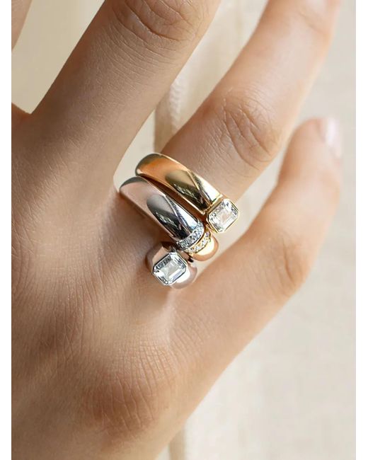 LOEV Metallic 18Kt Toi Et Moi Diamond Ring