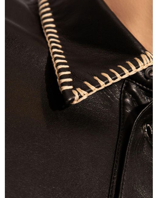 Chemise Mance détails de coutures roulées Nanushka pour homme en coloris Black