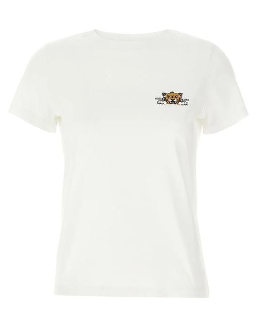 KENZO White Happy Tiger Cotton T-Shirt