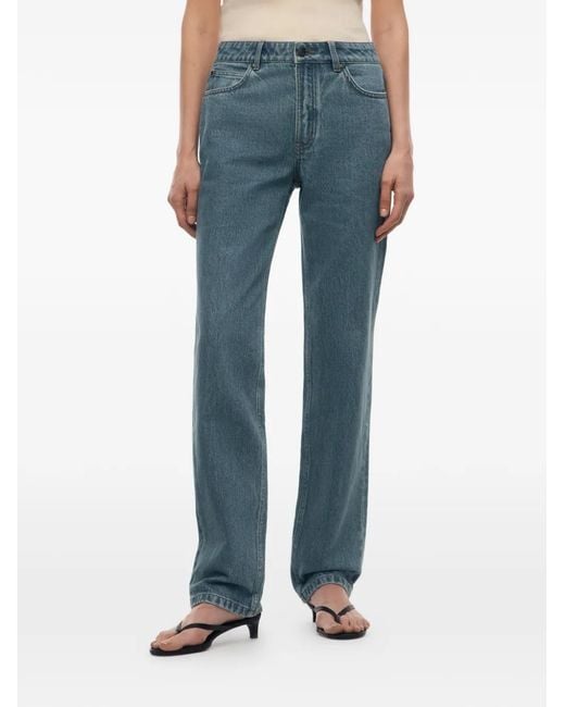 12 STOREEZ Blue 3211 Straight-Leg Jeans