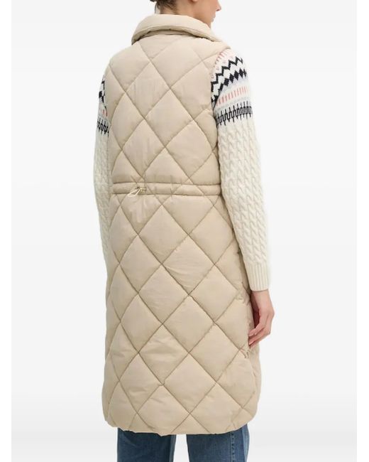 Barbour Natural Quilted Zip-Up Gilet