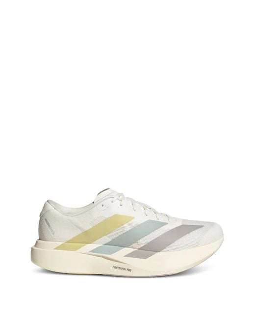 Adidas White Adizero Evo Sl Sneakers for men
