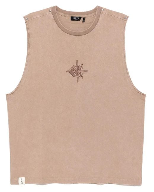 FIVE CM Natural Logo Embroidered T-Shirt for men