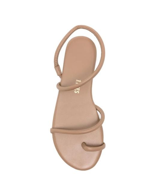 TKEES Natural Sandales Tubular Mia En Cuir