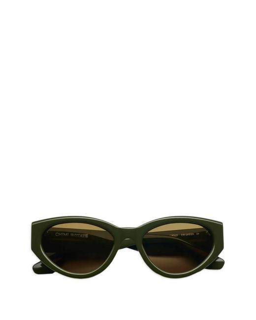 Chimi Green Rotate 06 Cat-Eye Sunglasses