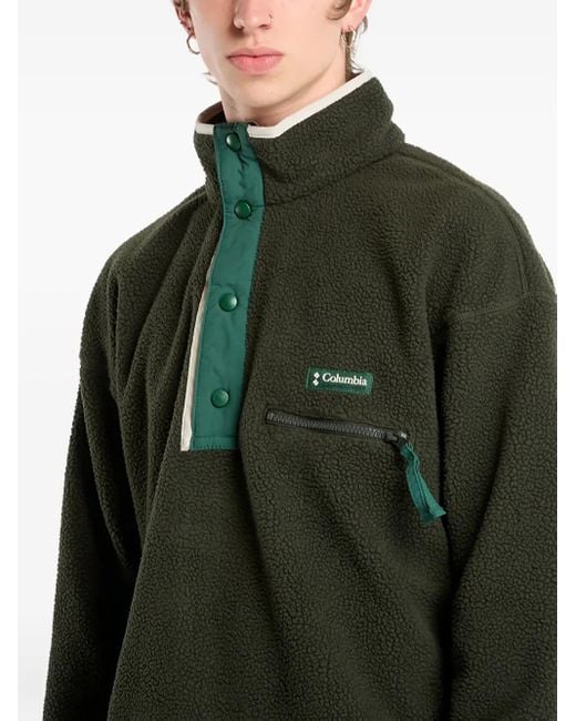 Columbia Green Helvetia Ii Half-Zip Sweater for men
