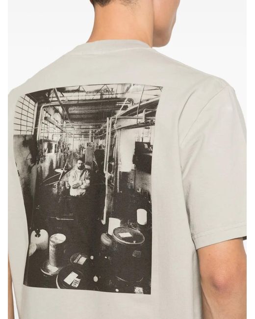 Stone Island White T-Shirt for men