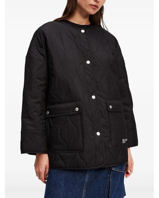 Karl Lagerfeld Black Quilted Jacket