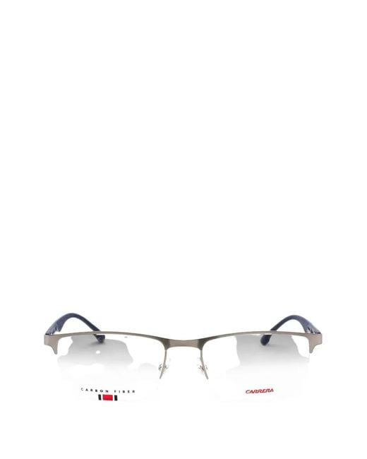 Carrera White Rectangle-Frame Glasses for men