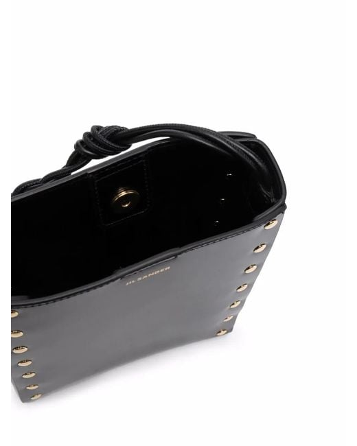 Jil Sander Black Embellished Tangle Shoulder Bag