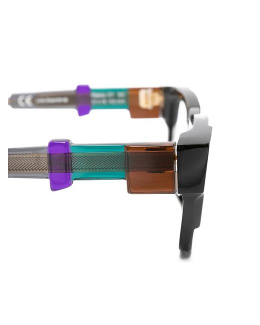 Kuboraum White Rectangle Frame Glasses