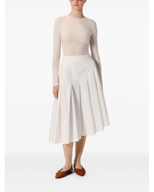 FFORME White Rio Midi Skirt