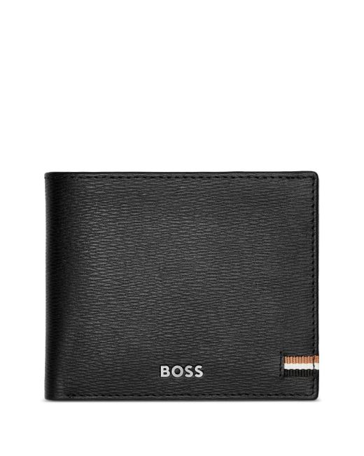 メンズ Boss レザー 財布 Black