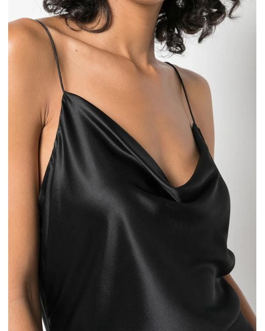 Débardeur Marta En Soie Cinq À Sept en coloris Black