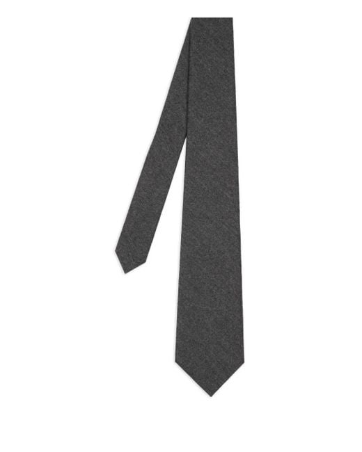 Paul Smith Spitz Zulaufende Krawatte in Black für Herren