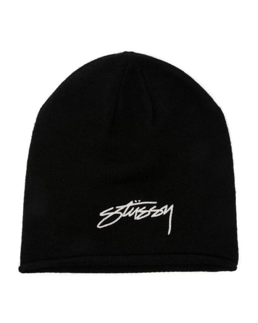 Stussy Black Skulloap Beanie