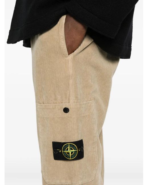 Stone Island Natural Trousers for men