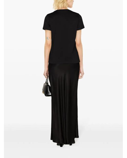 McQueen Black Mcqueen 'Cut And Sew' T-Shirt