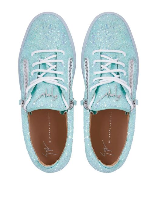 Giuseppe Zanotti グリッター スニーカー Green
