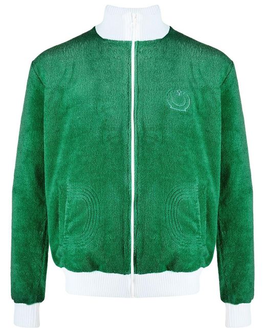CASABLANCA Texturierte Trainingsjacke in Green für Herren