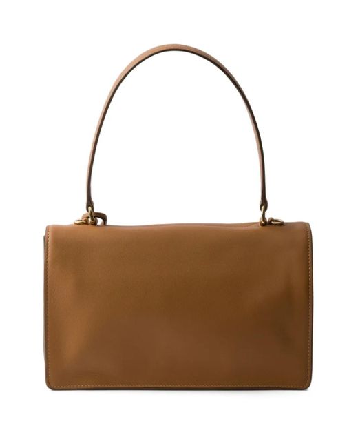 Prada Brown Medium Soft Sound Shoulder Bag