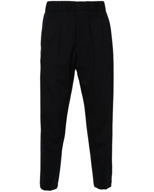 Pantaloni dritti ASV di Giorgio Armani in Black da Uomo