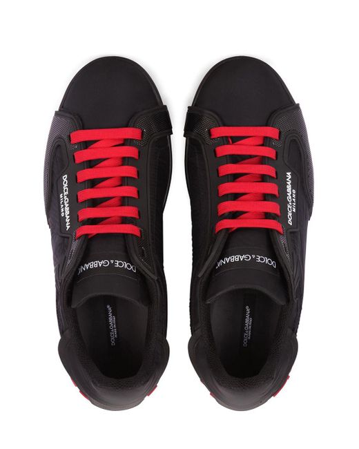 Dolce & Gabbana Synthetic Portofino Rubber Sneakers in Nero (Black) for Men  - Save 52% | Lyst