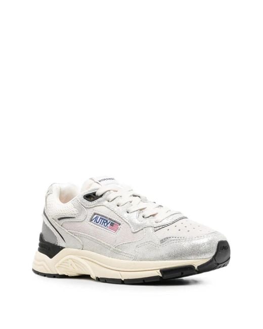 Autry White Hyperway Low Lamsue/Mesh