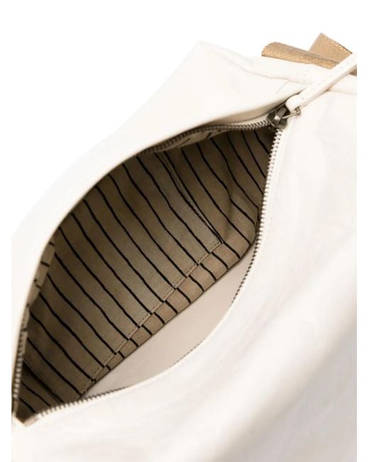 Uma Wang Natural Small Leather Shoulder Bag