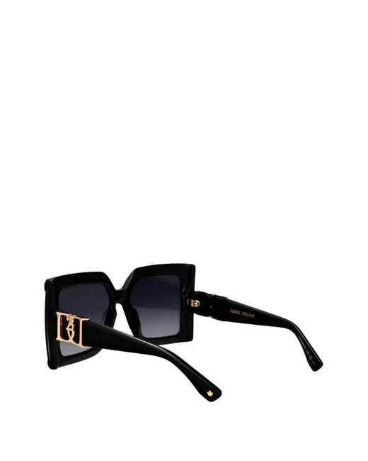 DSquared² Black Geometric D2 Sunglasses