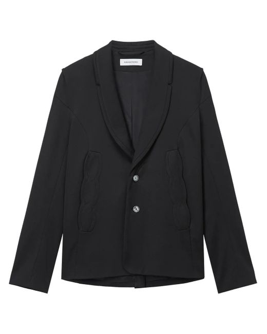 メンズ Kiko Kostadinov シングルジャケット Black