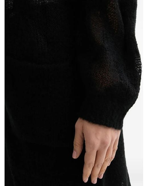 Benetton Black Open-Front Cardigan