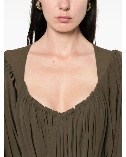 Philosophy Di Lorenzo Serafini ドレープ ボディスーツ Green