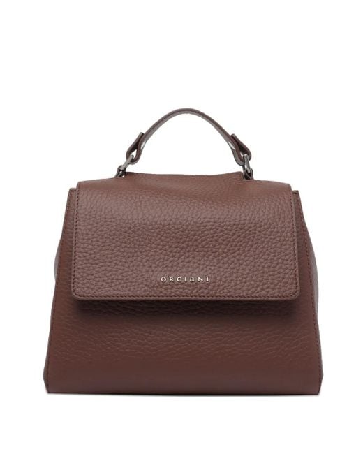 Orciani Small Sveva Tote Bag Brown