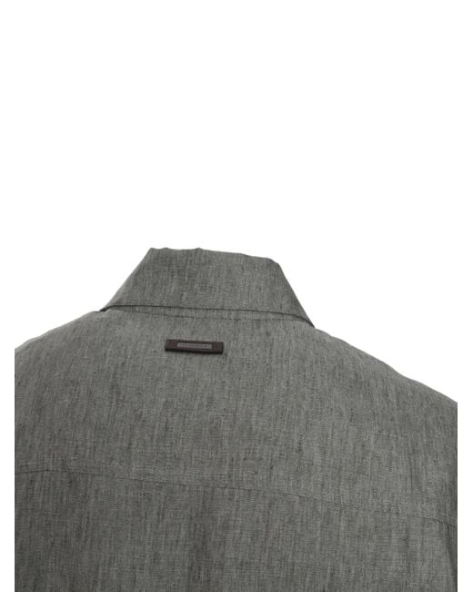 Peserico Gray Veste À Coupe Légère for men