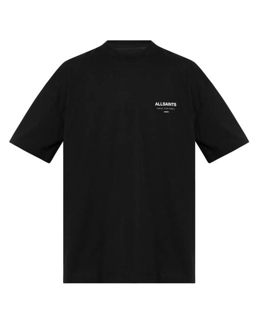 AllSaints Black Underground T-Shirt for men